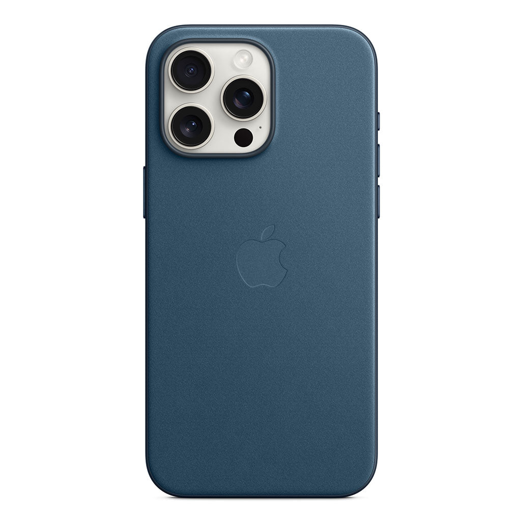 Apple iPhone 15 Pro Max FineWoven Case with MagSafe - Pacific Blue, 32632546590972, Available at 961Souq
