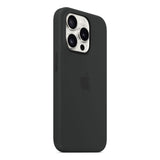 iPhone 15 Silicone Case with MagSafe - Black - Apple