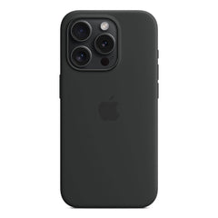 A Photo Of Apple iPhone 15 Pro Silicone Case with MagSafe - Black