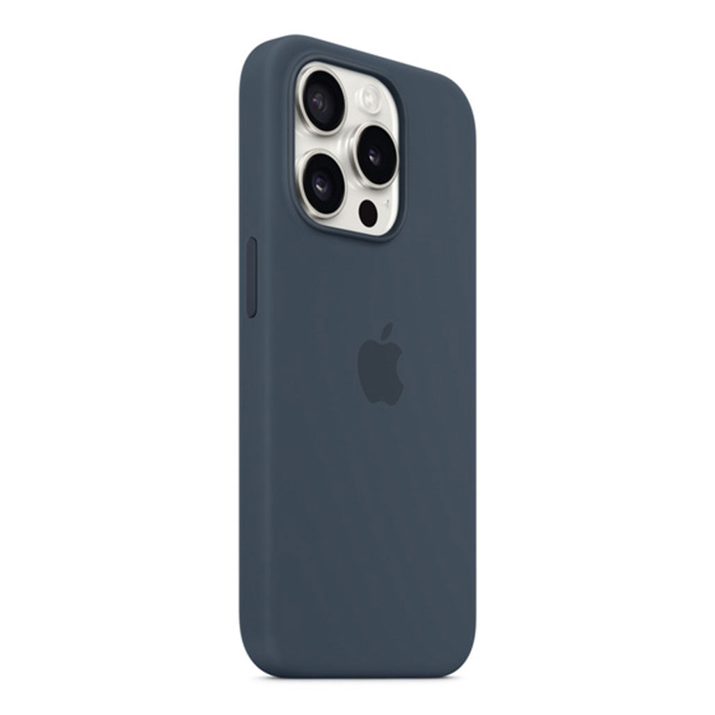 A Photo Of Apple iPhone 15 Pro Silicone Case with MagSafe - Black