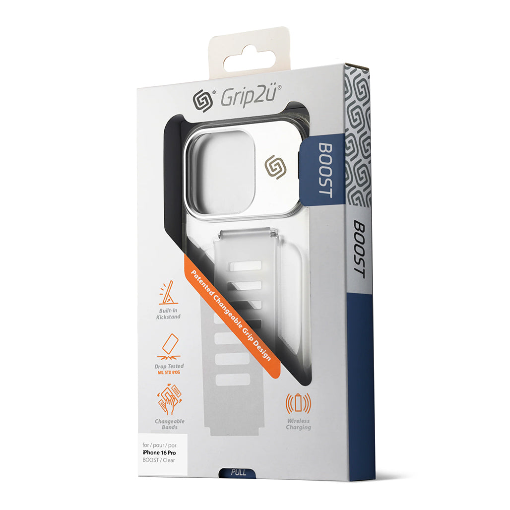 A Photo Of Grip2U BOOST Kickstand Case for iPhone 16 Pro