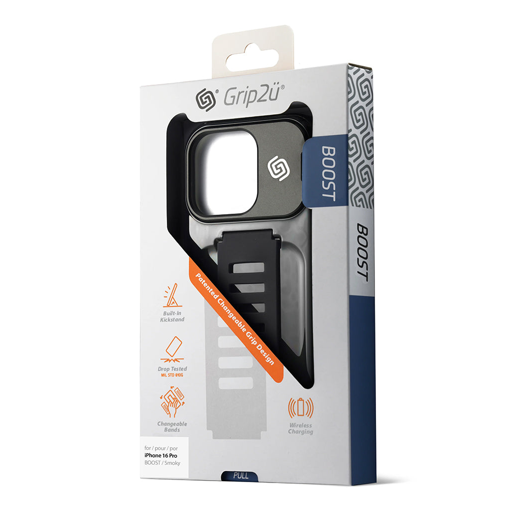 A Photo Of Grip2U BOOST Kickstand Case for iPhone 16 Pro