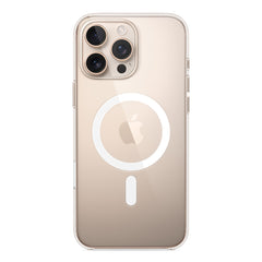 A Photo Of Apple iPhone 16 Pro Max Clear Case with MagSafe – Slim, Protective, and Wireless Charging Compatible