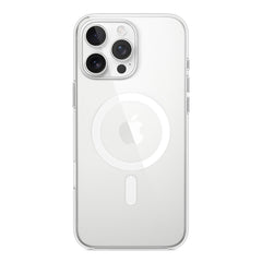 A Photo Of Apple iPhone 16 Pro Max Clear Case with MagSafe – Slim, Protective, and Wireless Charging Compatible