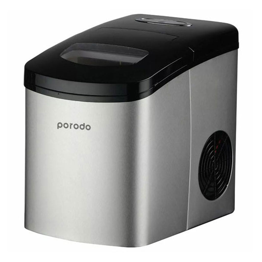 Porodo Lifestyle Ice Maker - Stainless Steel Black, 31956420854012, Available at 961Souq