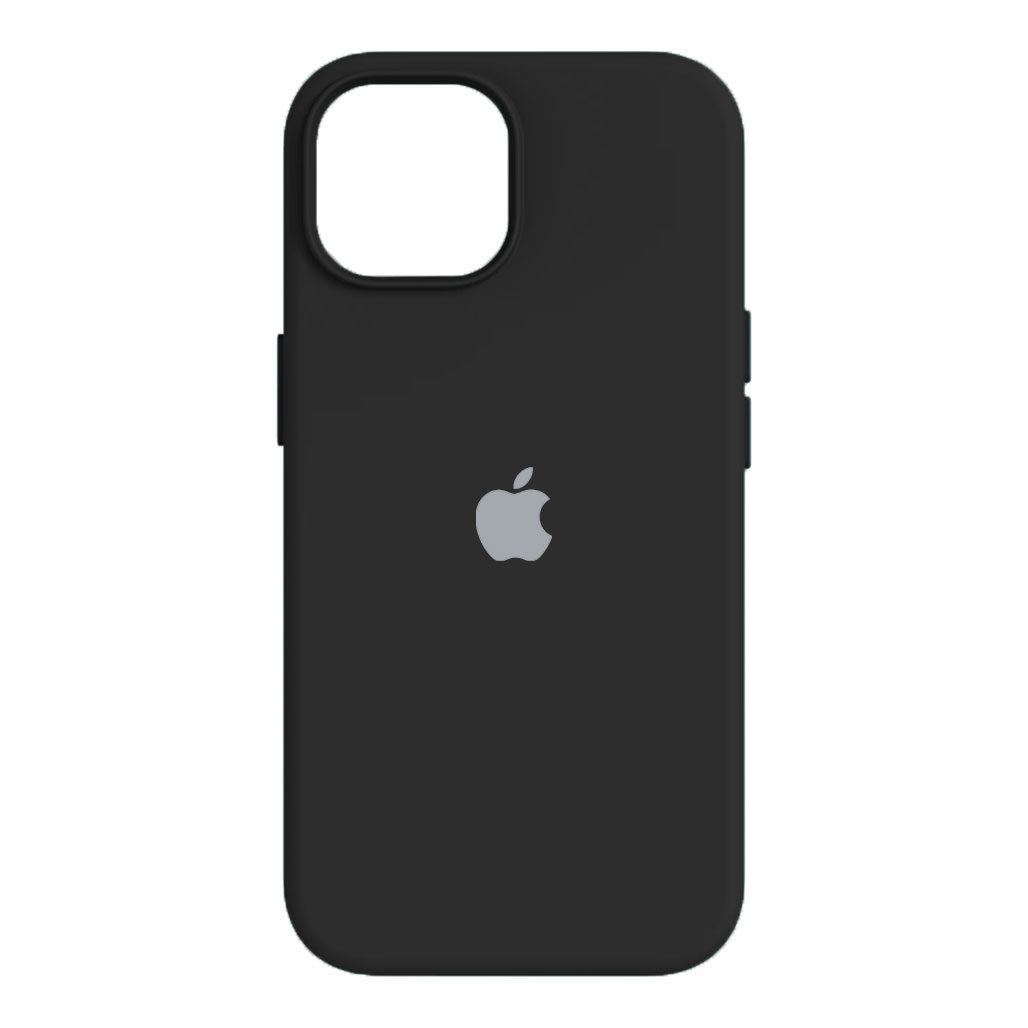 A Photo Of Apple iPhone 15 Silicone Case - Black