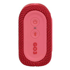 JBL Go 3 Portable Waterproof Speaker - Red