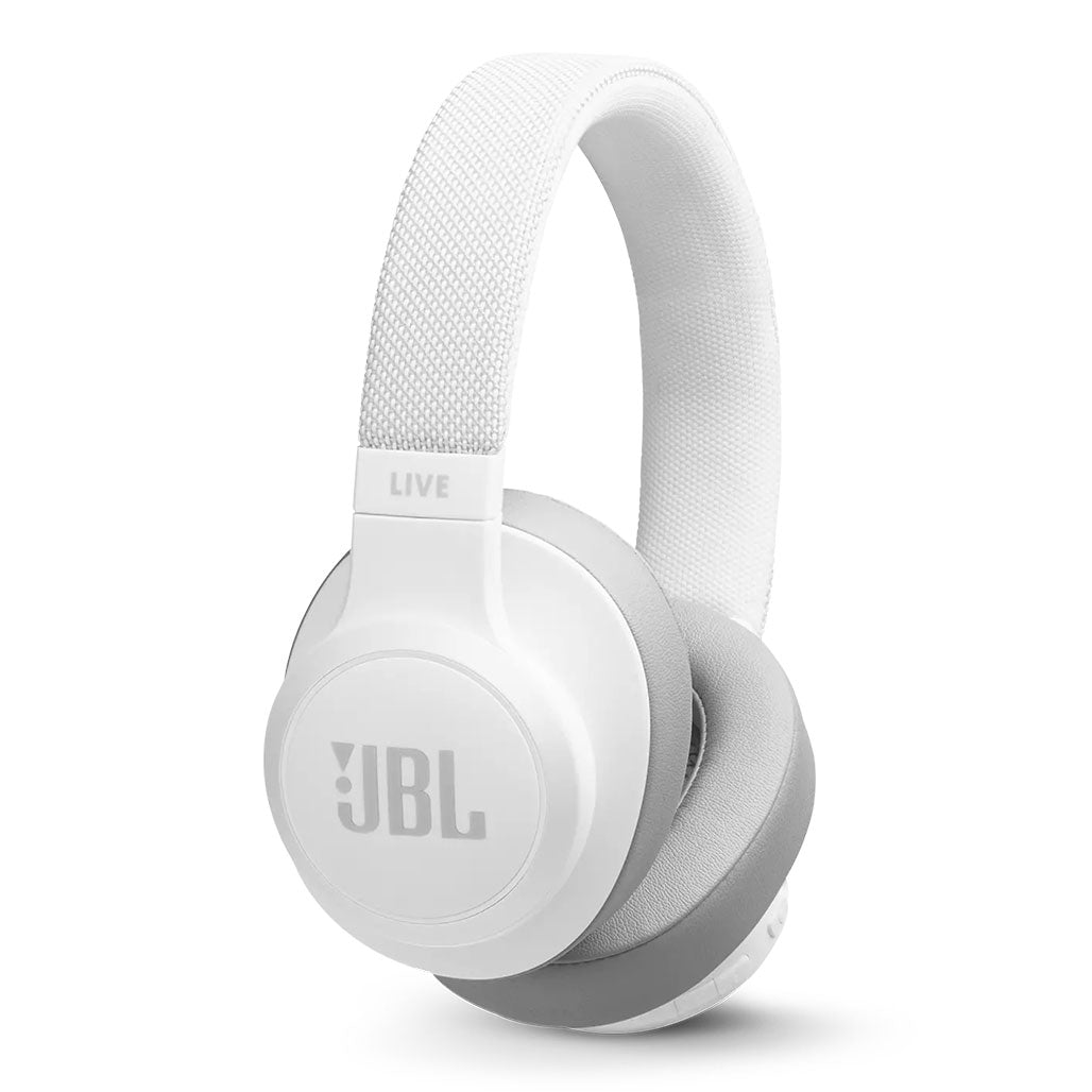 JBL Live 500BT Wireless Bluetooth Over-Ear Headphones with Built-in Microphone - White, 31978680942844, Available at 961Souq