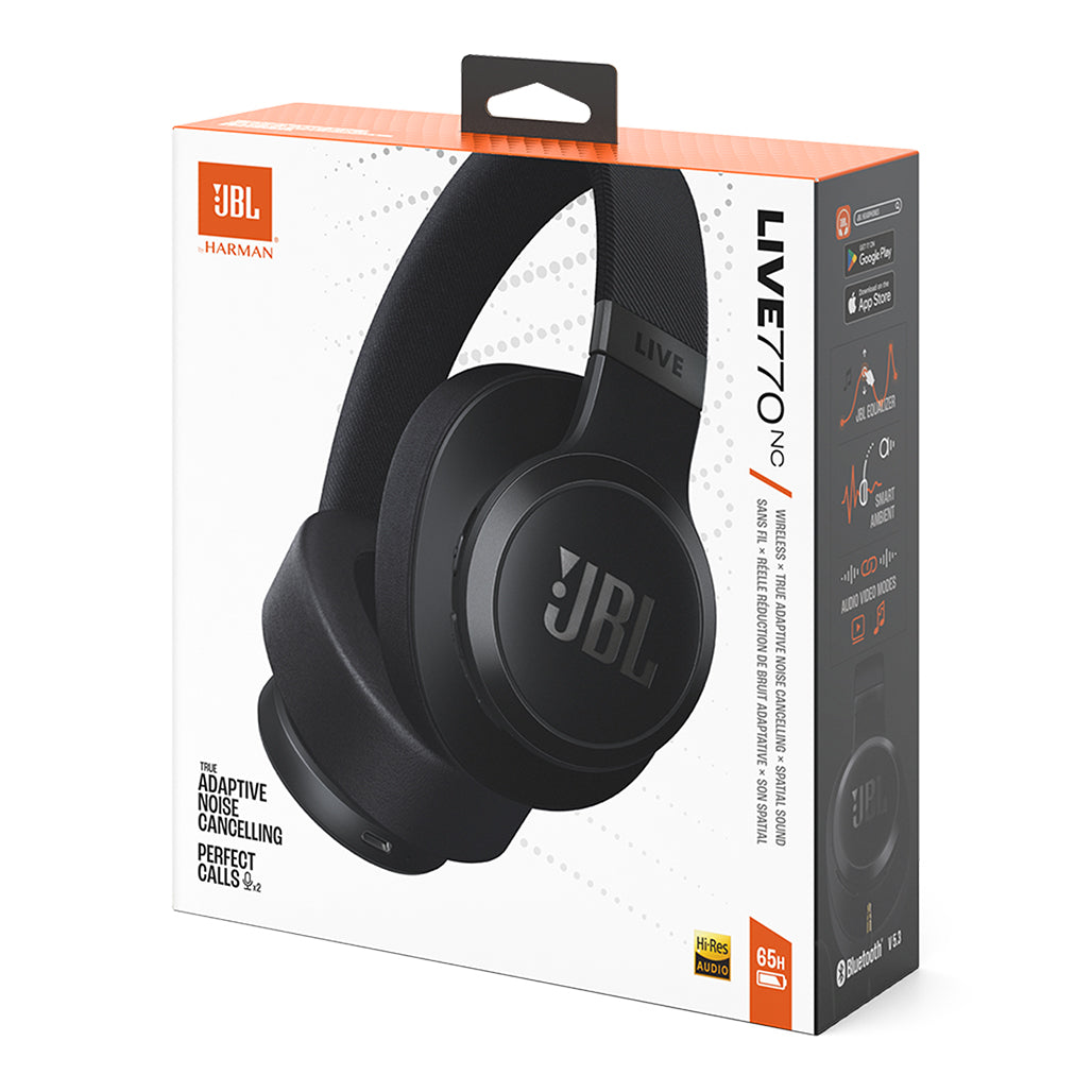 JBL Live 770NC Wireless Black, – Over-Ear Lebanon Headphones