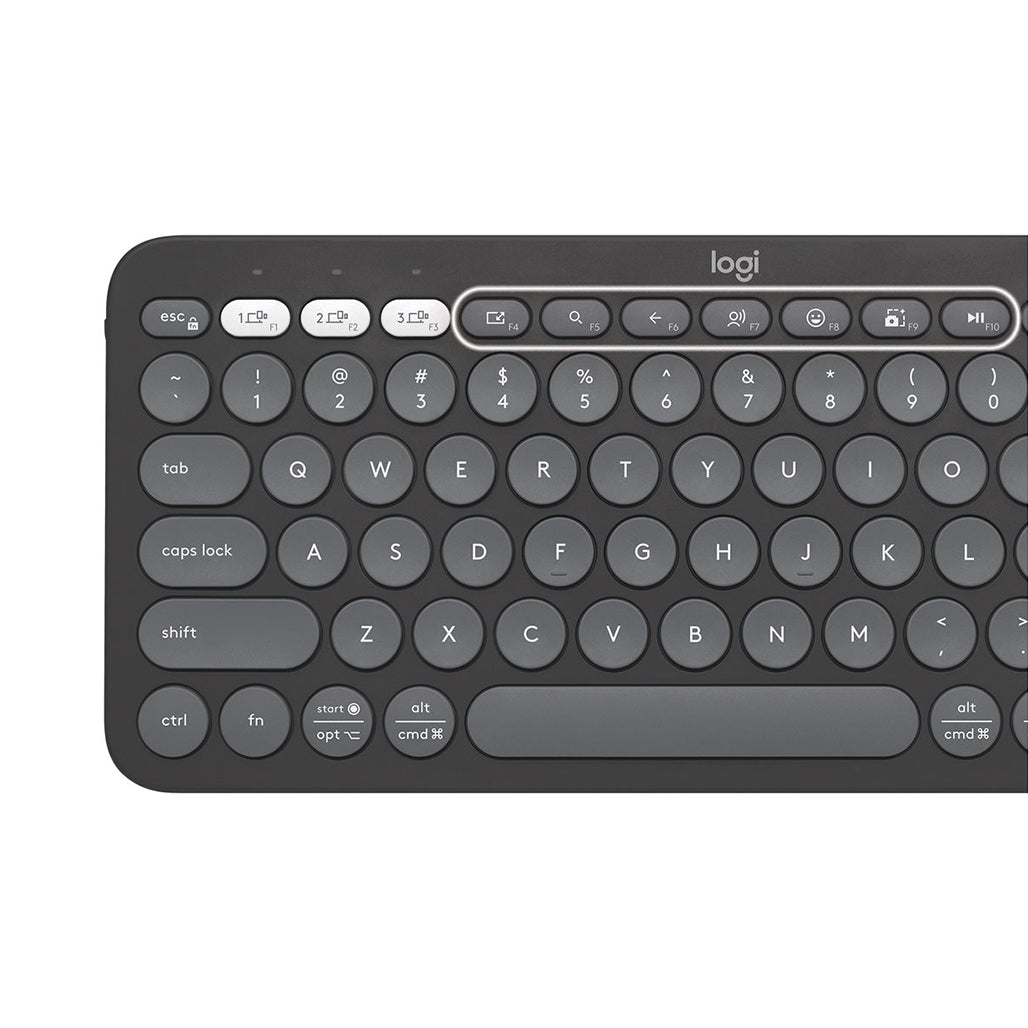 A Photo Of Logitech 920-011775 Pebble Keys 2 K380S - Wireless Keyboard with Customizable Shortcuts and Up to 36 Months Battery Life