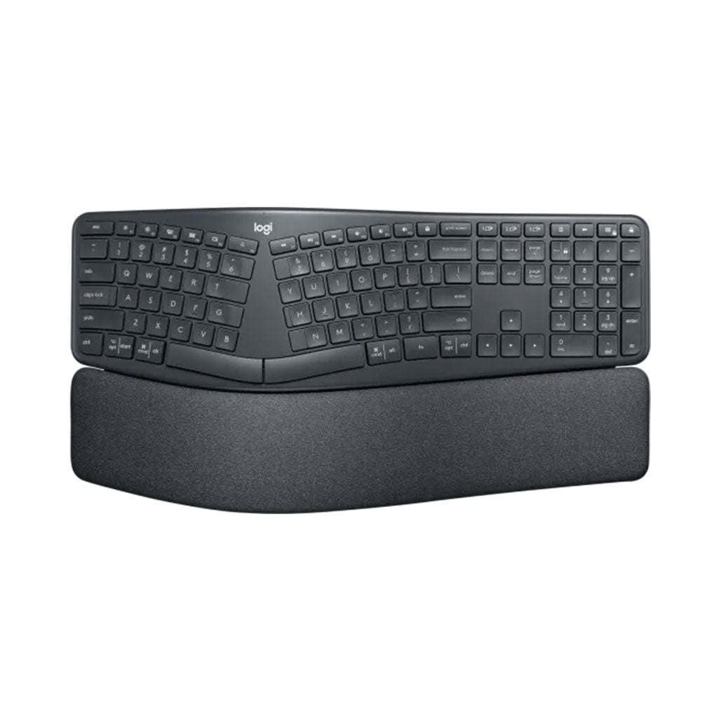 A Photo Of Logitech 920-009166 ERGO K860 Split Ergonomic Wireless Keyboard – Comfortable and Adjustable for Enhanced Productivity