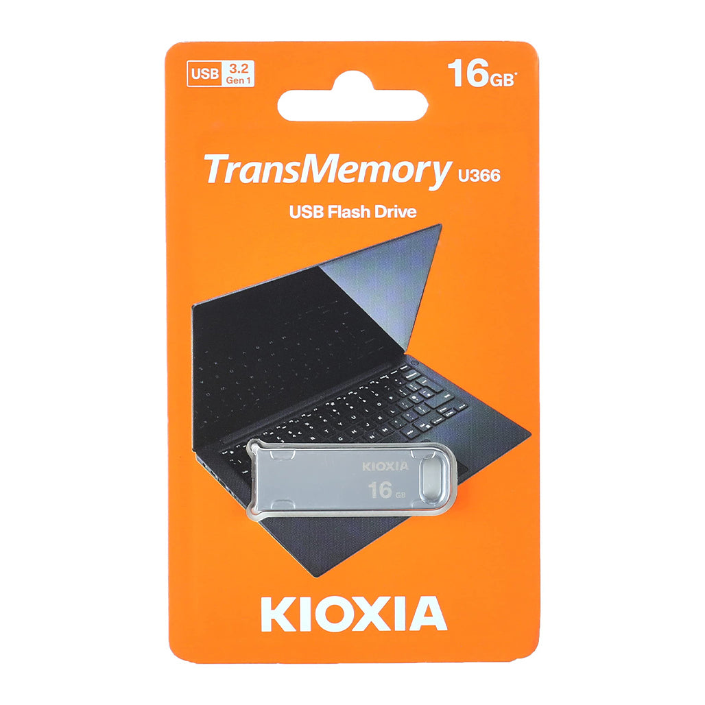 A Photo Of KIOXIA TransMemory U366 16GB USB Flash Drive – High-Speed USB 3.2 Gen 1 Storage Solution