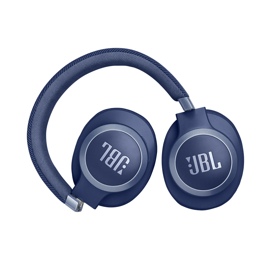 JBL Live 770NC Wireless Over-Ear Headphones With True Adaptive Noise Cancellation - Blue, 32980908933372, Available at 961Souq