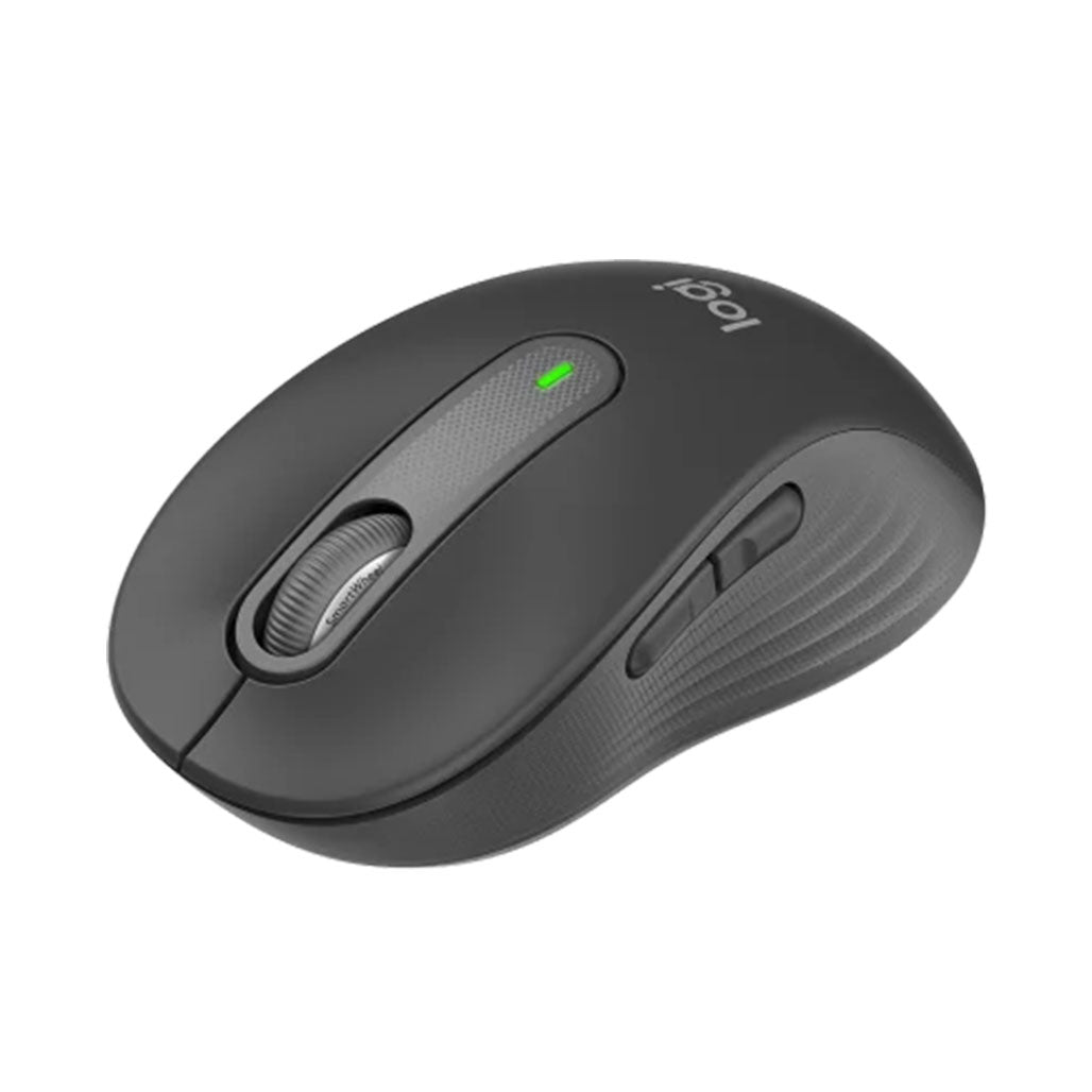 A Photo Of Logitech Signature M650 M - Wireless Mouse with Silent Clicks, Graphite - SmartWheel Scrolling, 24-Month Battery Life, Comfortable Design