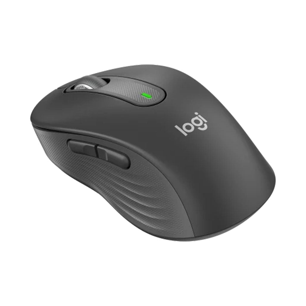 A Photo Of Logitech Signature M650 M - Wireless Mouse with Silent Clicks, Graphite - SmartWheel Scrolling, 24-Month Battery Life, Comfortable Design