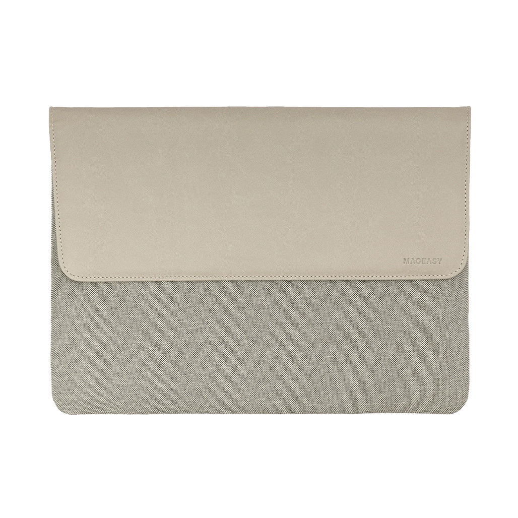 MagEasy MagSleeve for MacBook 13" - 14" Laptop - Beige, 32882698649852, Available at 961Souq