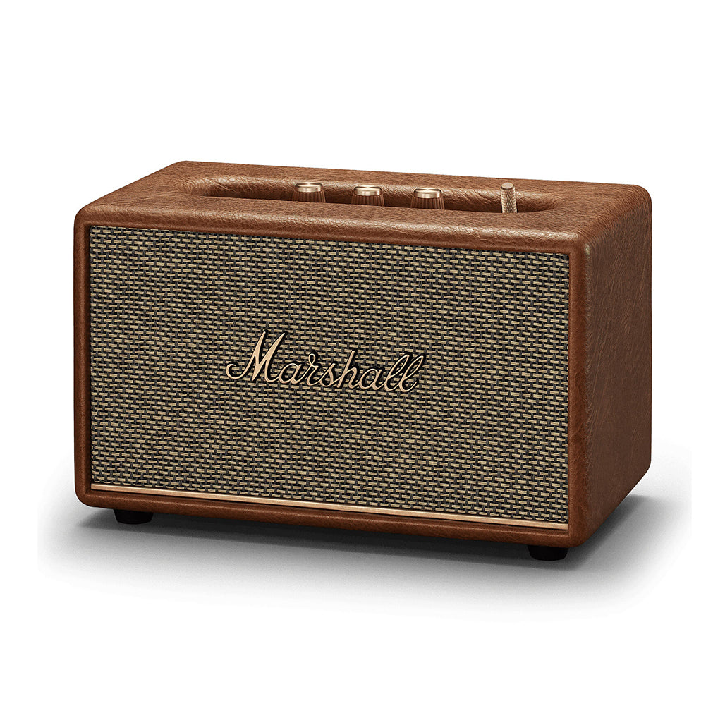 A Photo Of Marshall Acton III Bluetooth Speaker System - 60W RMS, Wide Soundstage, Bluetooth 5.2, Compact Bass-Reflex Design