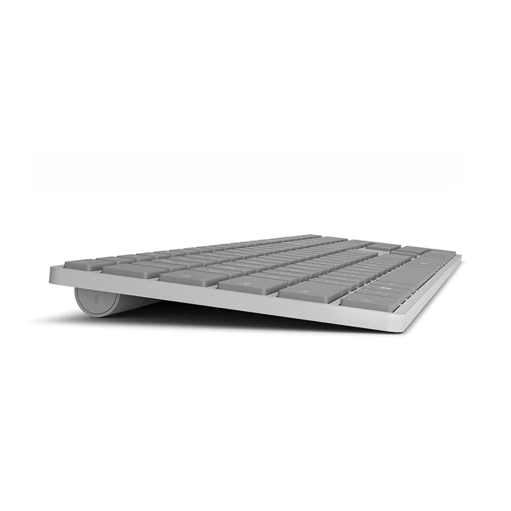 A Photo Of Microsoft Surface Wireless Keyboard WS2-00025 | Sleek Bluetooth Keyboard with Extended Battery Life