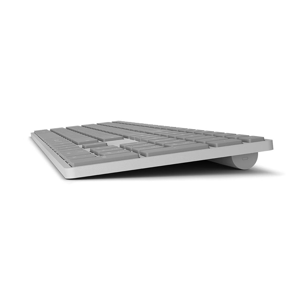 A Photo Of Microsoft Surface Wireless Keyboard WS2-00025 | Sleek Bluetooth Keyboard with Extended Battery Life