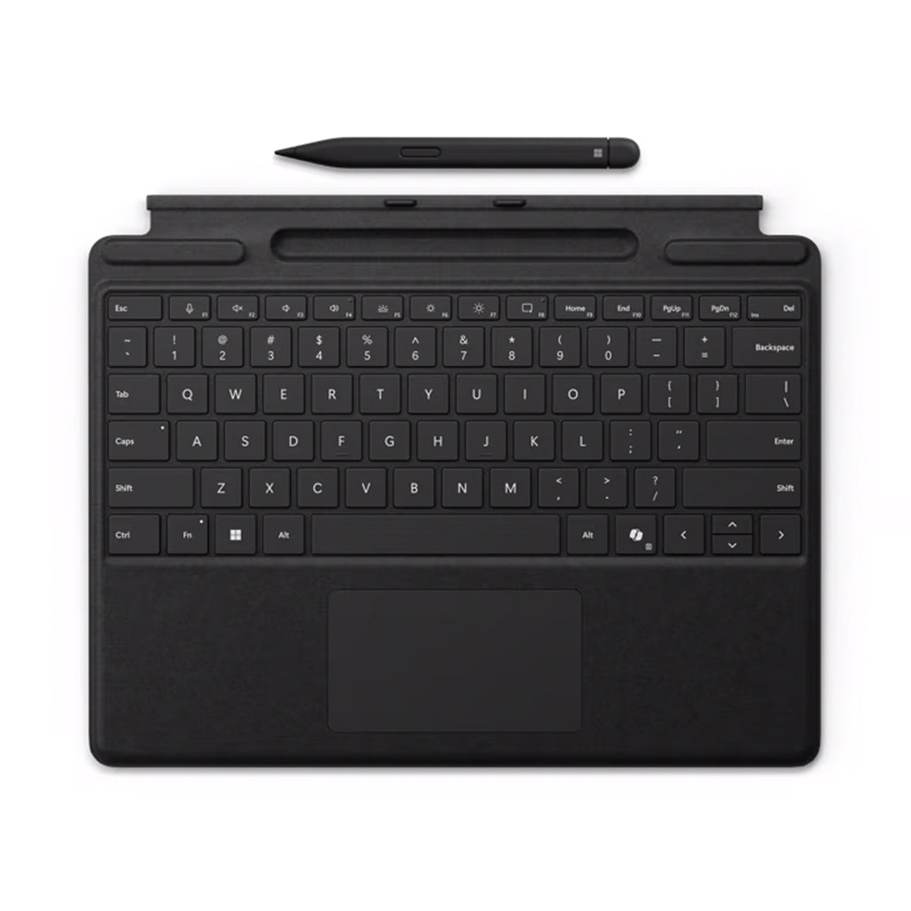 A Photo Of Microsoft Surface Pro Keyboard with Slim Pen – AI-Powered Copilot Key, Enhanced Typing Experience, and Seamless Compatibility