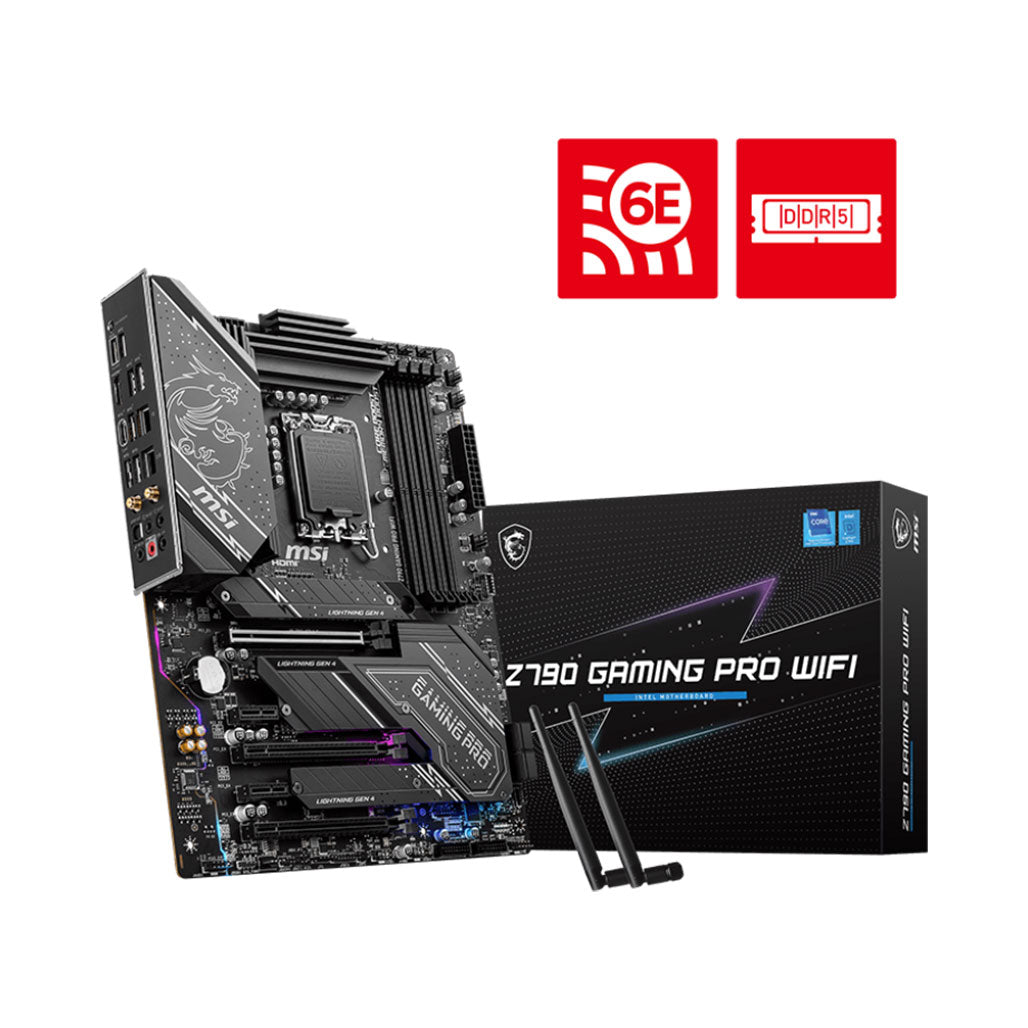 MSI Motherboard Z790 Gaming Pro Wifi DDR5, 32597067268348, Available at 961Souq