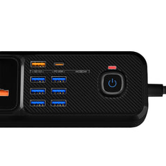 Moxom MX-ST16 7USB + 1PD 2500W Max Outlets 12in1 Power Strip