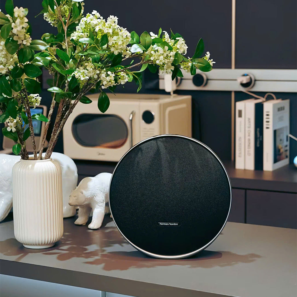 A Photo Of Harman Kardon Onyx Studio 9 Portable Bluetooth Speaker - Superior Sound, Built-in Battery, Multi-Speaker Connection