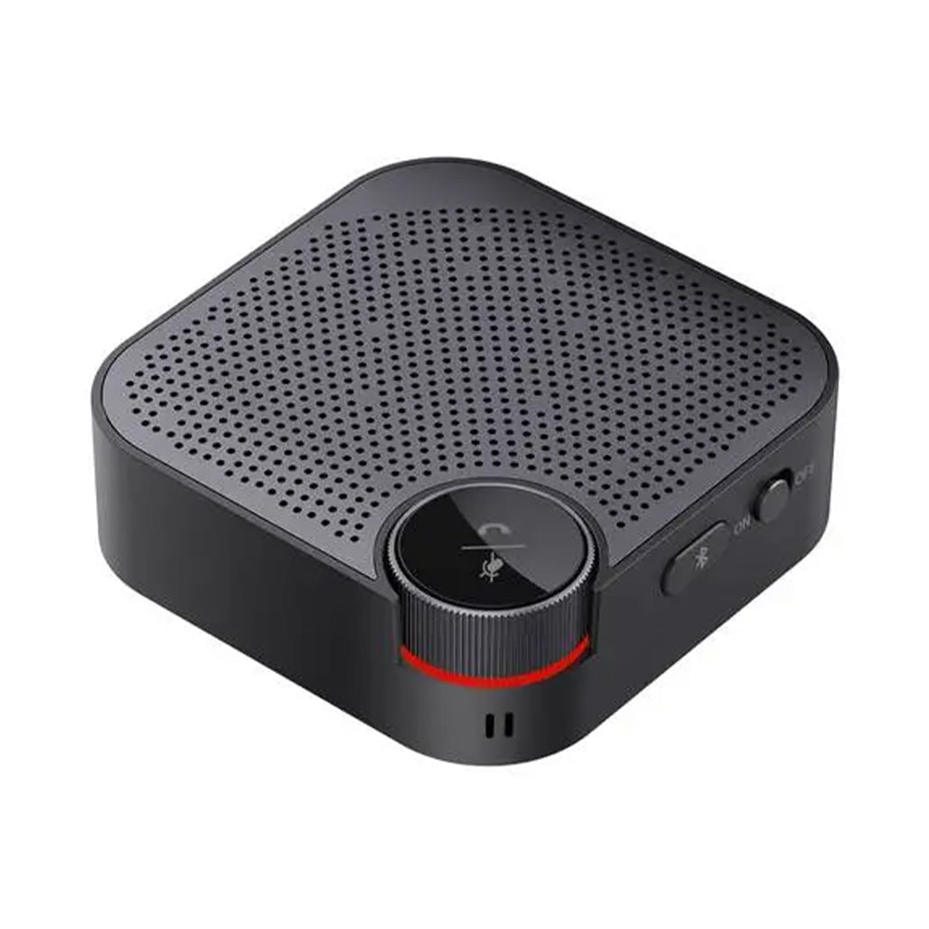 A Photo Of Porodo Bluetooth Conference Speaker - 3M Talking Distance - Black