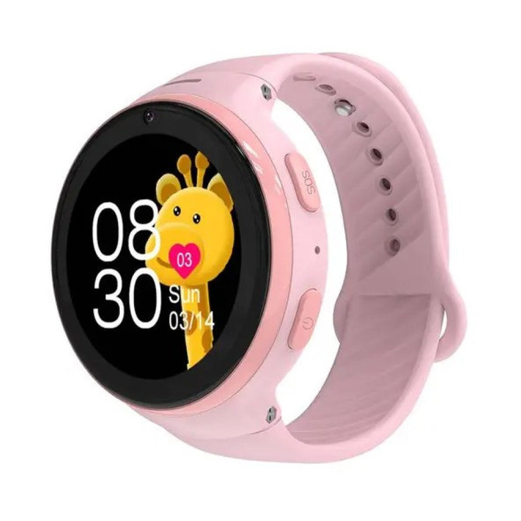 A Photo Of Porodo Kids 4G Smart Watch - Android OS With Whatsapp - Pink