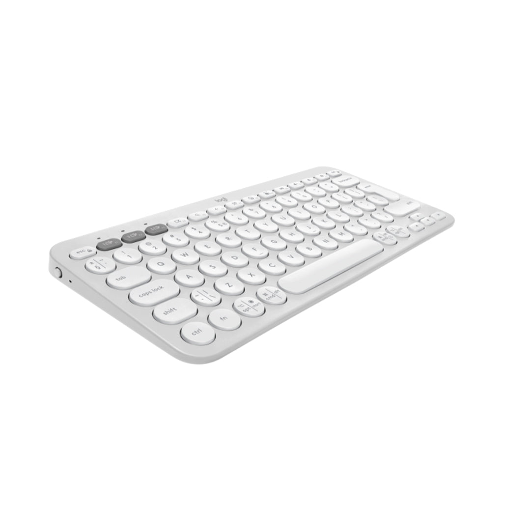 A Photo Of Logitech 920-011852 Pebble Keys 2 K380S - White - Wireless Keyboard - Up to 36 Months Battery Life