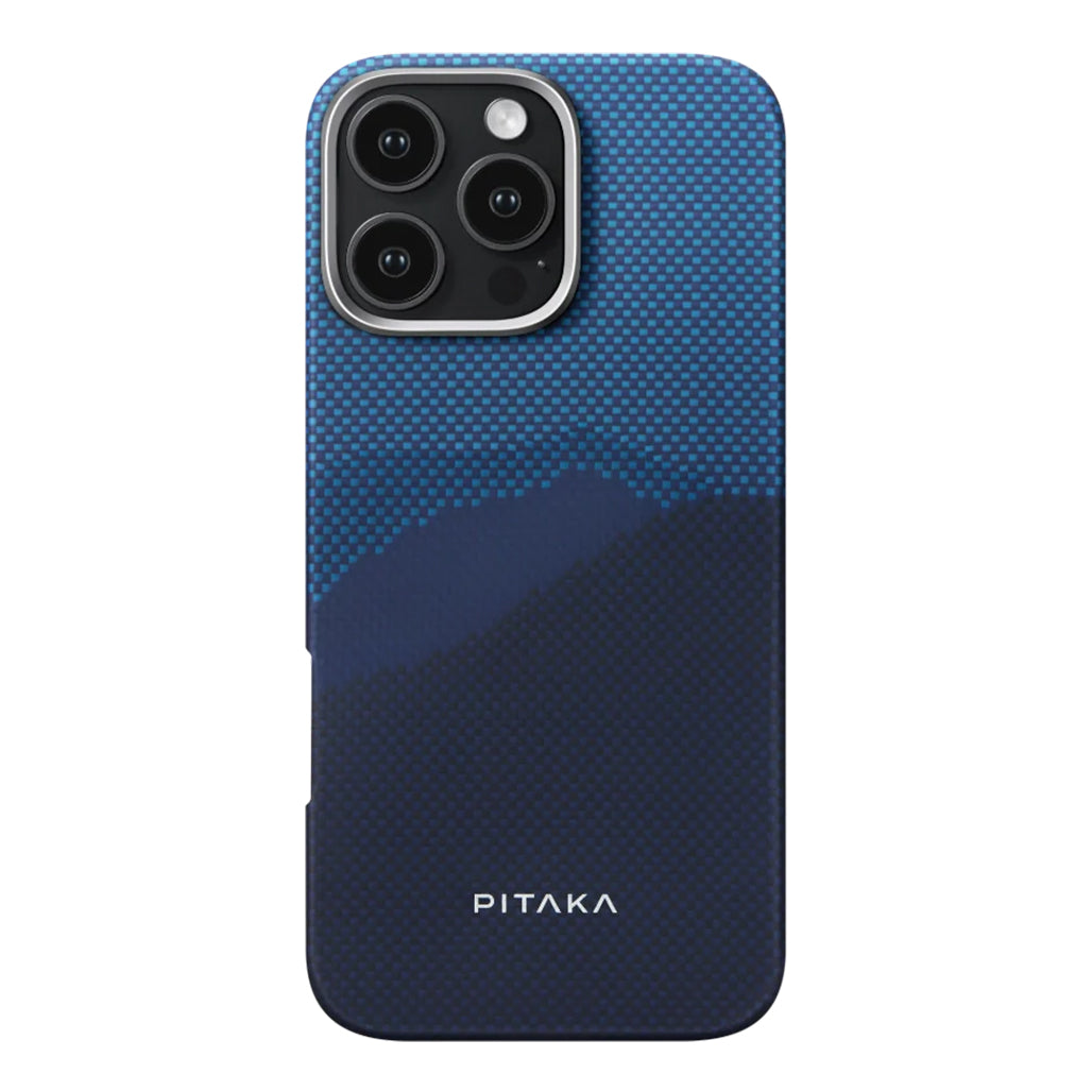 A Photo Of Pitaka StarPeak Tactile Woven Case for iPhone 16 Pro Max – Premium Aramid Fiber with Fusion Weaving Technology