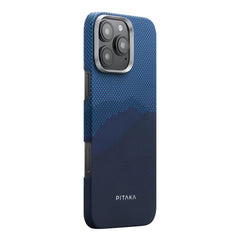 A Photo Of Pitaka StarPeak Tactile Woven Case for iPhone 16 Pro Max – Premium Aramid Fiber with Fusion Weaving Technology