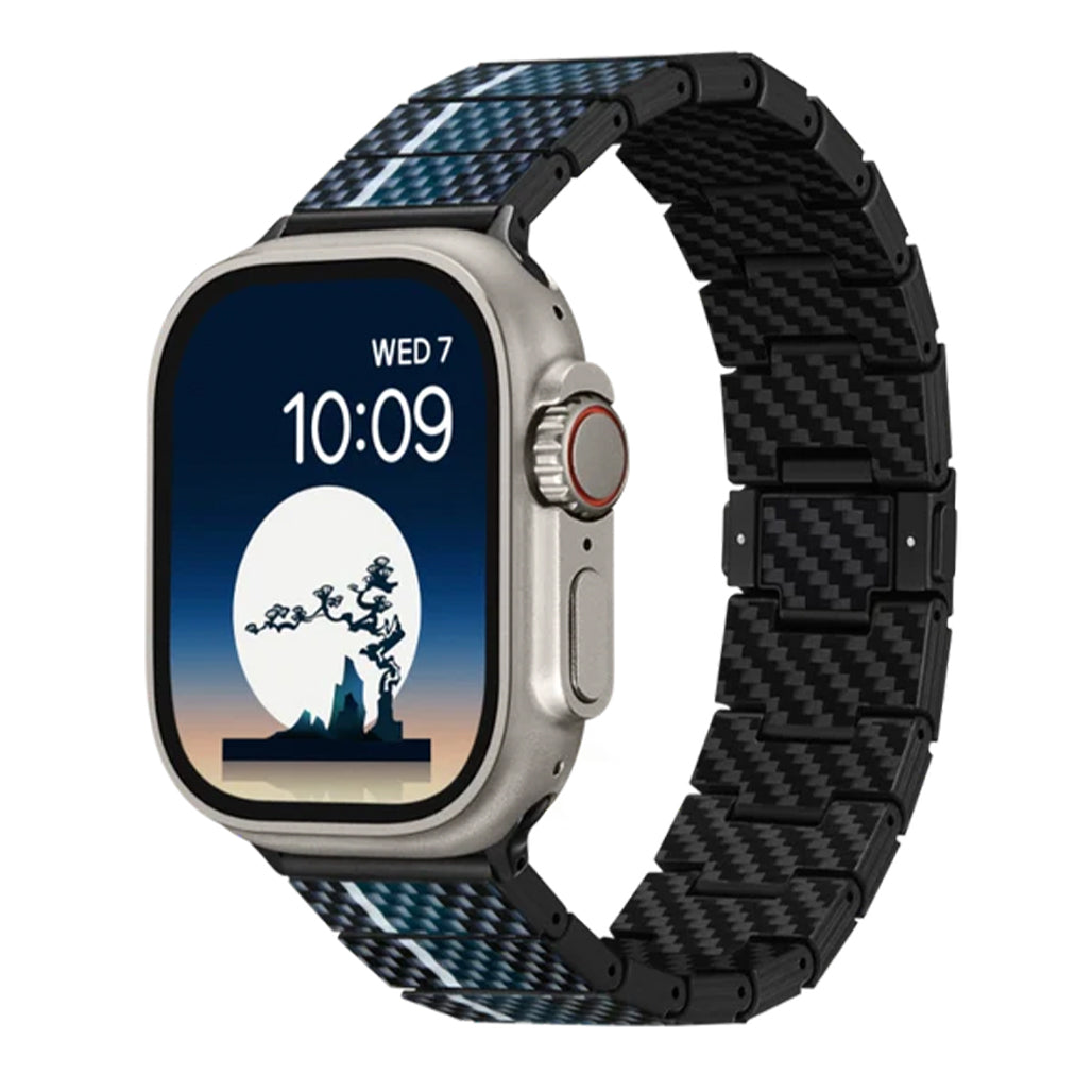 Pitaka Poetry of Things - Moon Aramid Carbon Fiber Watch Band For Apple Watch, 32866049786108, Available at 961Souq