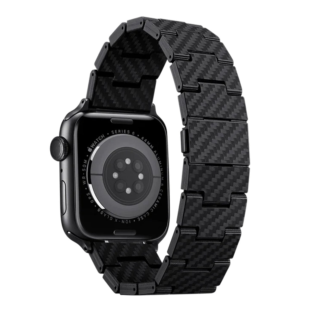 Pitaka Retro Aramid Carbon Fiber Watch Band For Apple Watch, 32865973666044, Available at 961Souq