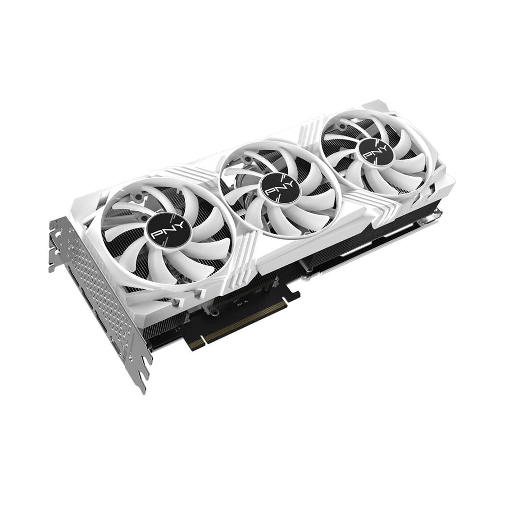 A Photo Of PNY GeForce RTX 4070 Ti 12GB LED Verto White Edition