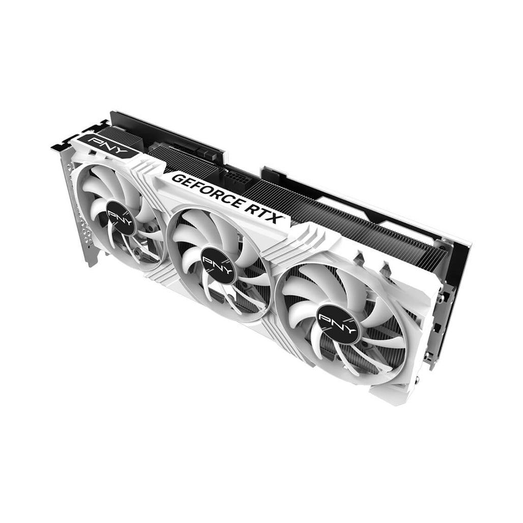 A Photo Of PNY GeForce RTX 4070 Ti 12GB LED Verto White Edition