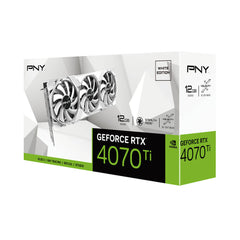 A Photo Of PNY GeForce RTX 4070 Ti 12GB LED Verto White Edition