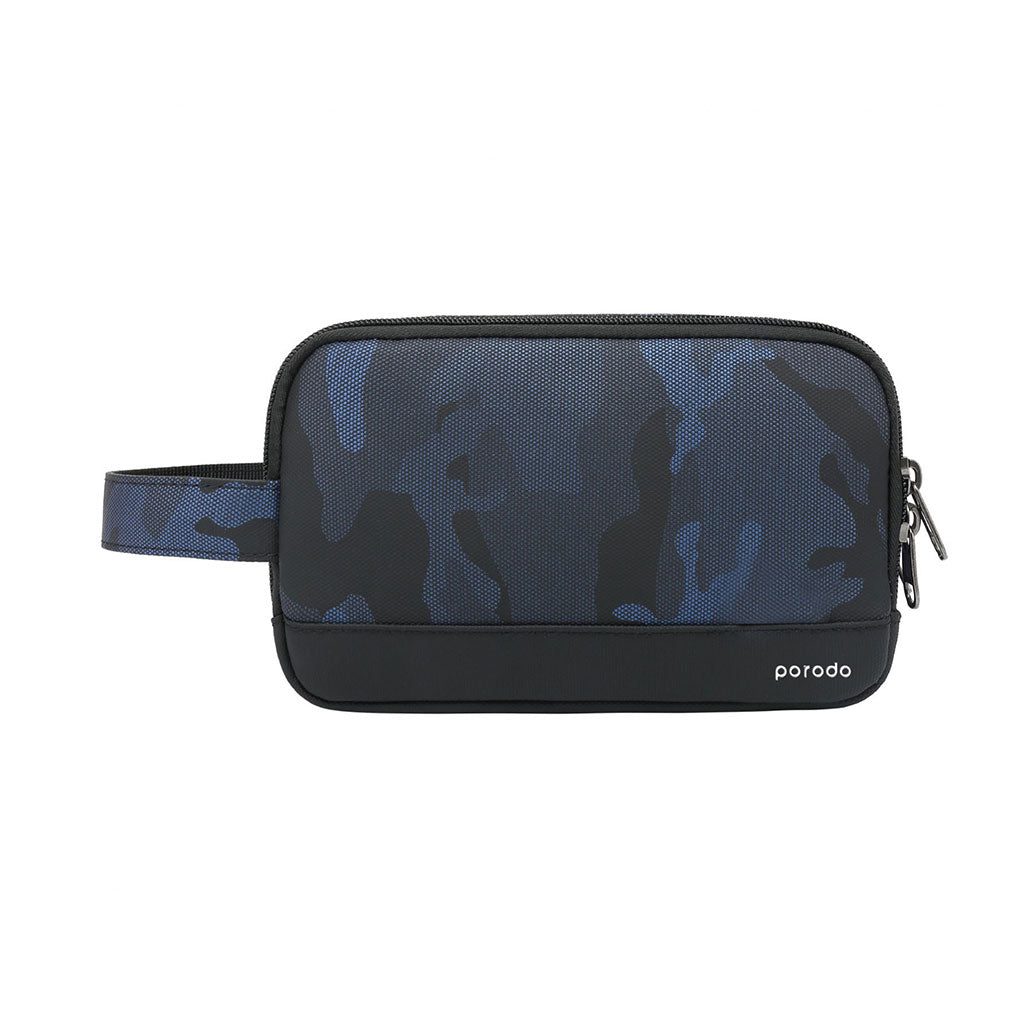 A Photo Of Porodo Lifestyle Multi-Compartment Camouflage Storage Bag 8.2 inch