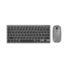 A Photo Of Porodo Wireless Slim and Portable Bluetooth Keyboard with Adjustable DPI Mouse – English/Arabic