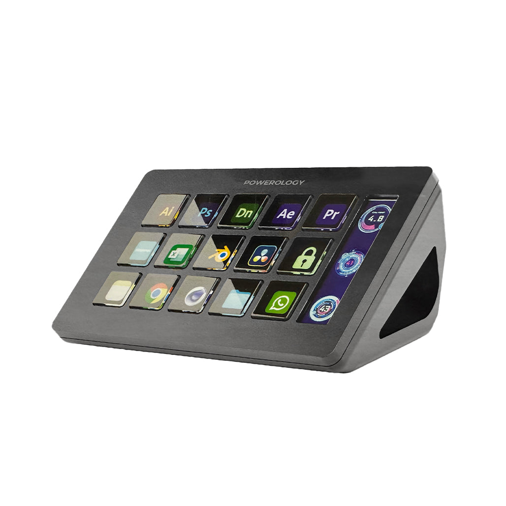 Powerology Stream Deck Interactive Buttons And Custom Software | PWSTRDBK, 33058447982844, Available at 961Souq