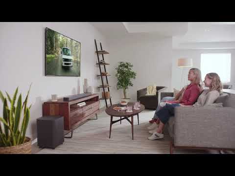 A Video Of JBL Bar 800 Dolby Atmos® 720W Soundbar with Detachable Surround Speakers, Wi-Fi, and Chromecast