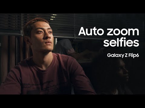 A Video Of Samsung Galaxy Z Flip 6 - 12GB RAM, 512GB Storage | AI-Powered Flex Window, 50MP Camera, Sleek Foldable Design