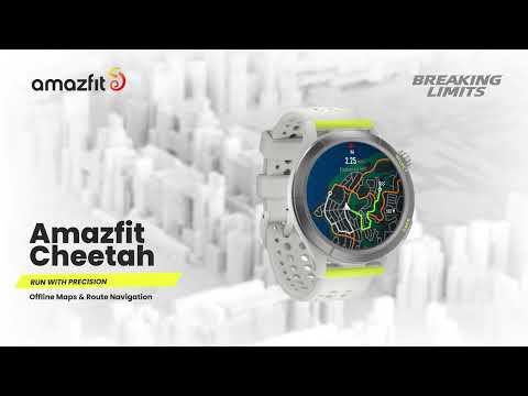 A Video Of Amazfit Cheetah Round - Advanced GPS Running Watch with AI Coaching, 14-Day Battery Life, and High-Resolution Display