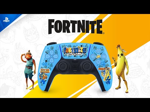 A Video Of Sony DualSense™ Wireless Controller - Fortnite Limited Edition | Advanced Gaming Experience