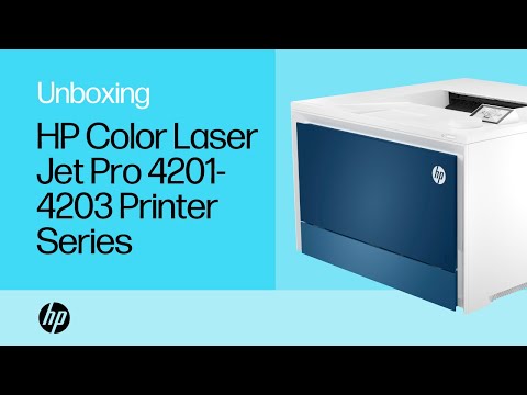 A Video Of HP Color LaserJet Pro 4203dw - High-Speed Color Laser Printer for Large Teams with Advanced Connectivity and Security