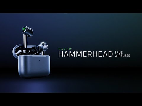 A Video Of Razer Hammerhead True Wireless - Low Latency Earbuds with Razer Chroma™ RGB