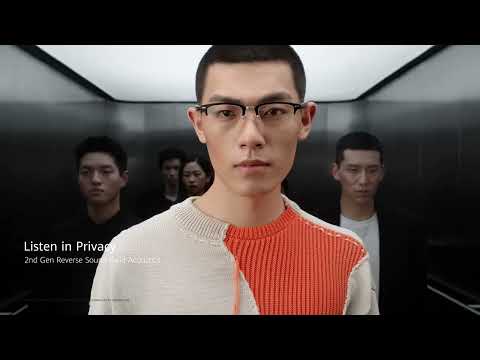 A Video Of HUAWEI Eyewear 2 - Stylish Smart Glasses with Advanced Acoustics and Seamless Connectivity