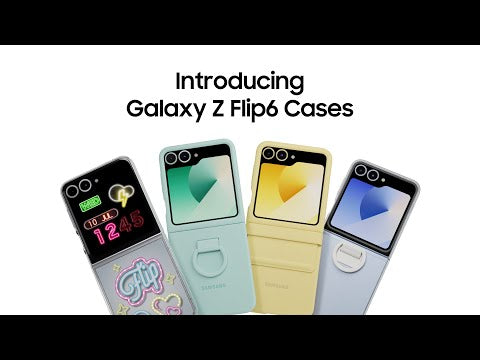 A Video Of Samsung Galaxy Z Flip6 Flipsuit Case - Gray | Customizable Interactive Design