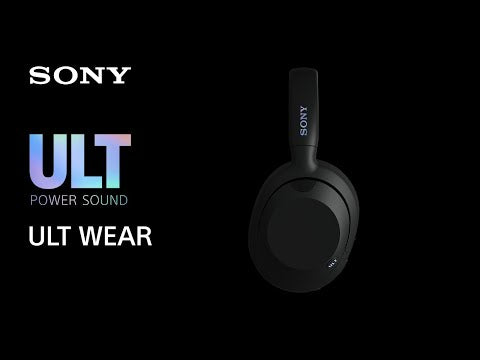 A Video Of Sony ULT WEAR Wireless Noise Canceling Headphones | WHULT900NB.CE7 – Advanced Noise Cancellation, Bass Customization, 30-Hour Battery Life, and Voice Assistant Support