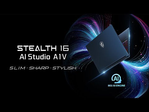 A Video Of MSI Stealth 16 AI Studio - A1VGG-036US - 16